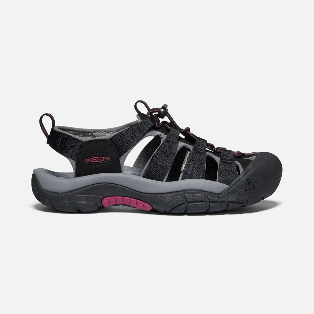 Keen Newport H2 Sandaler Dame Sort | FWMGL-2541