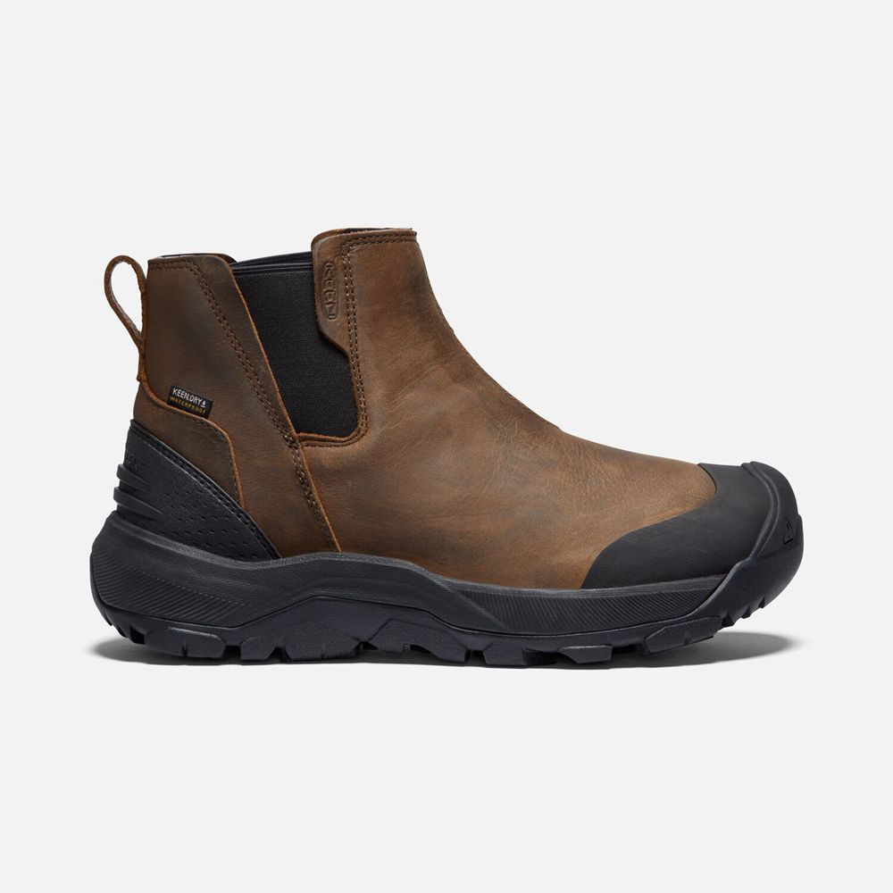 Keen Revel IV Chelsea Støvler Herre Sort / Brune | AWRKD-4956
